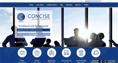 Desktop Screenshot of conciseinsurance.com