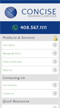 Mobile Screenshot of conciseinsurance.com